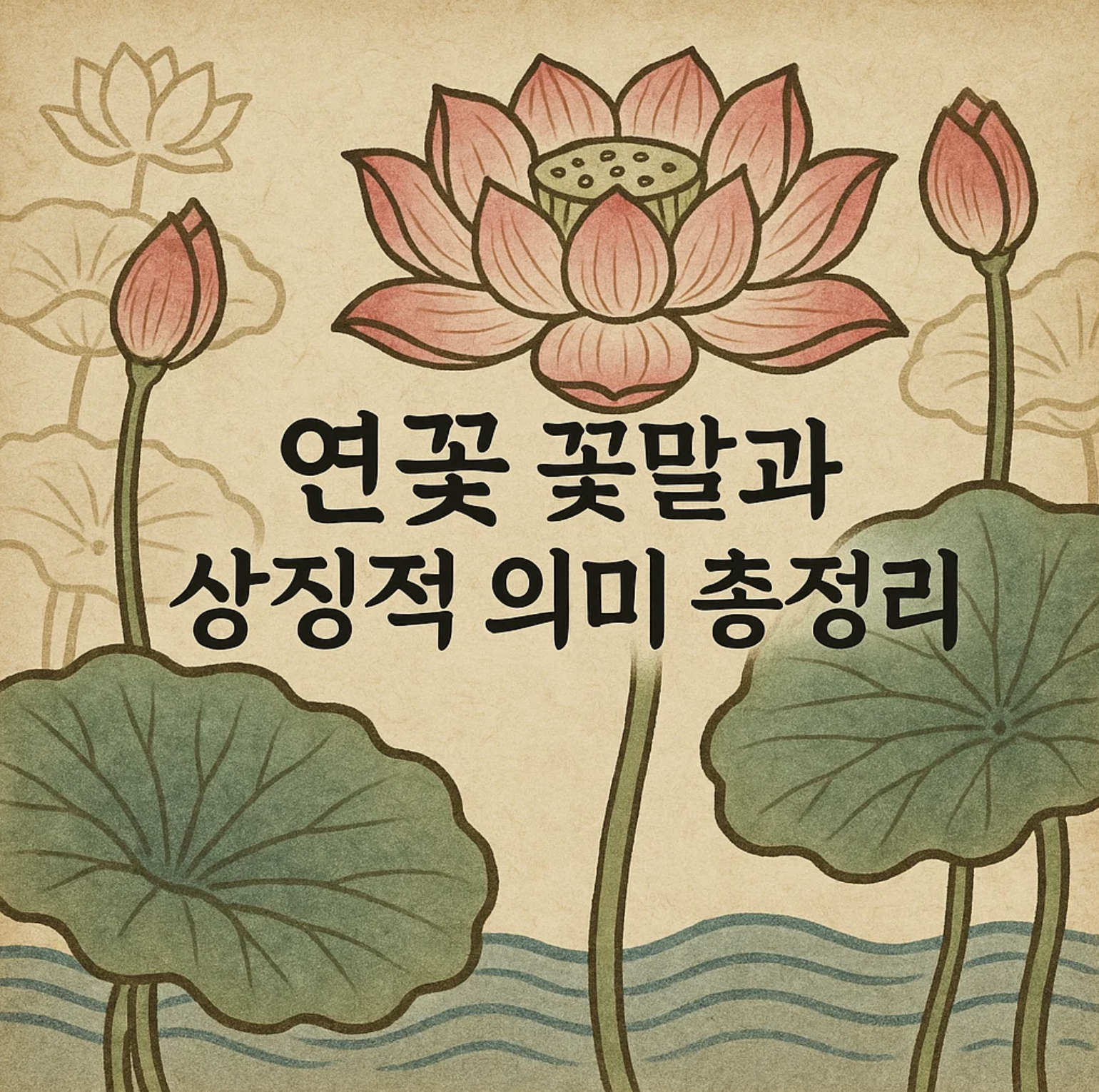 연꽃 꽃말과 상징적 의미 총정리