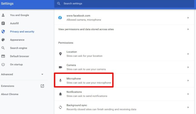 크롬-마이크-설정