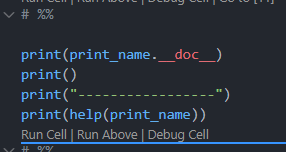 method and function for docstring