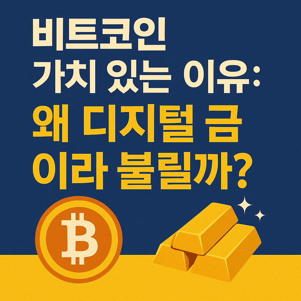 비트코인 가치 있는 이유