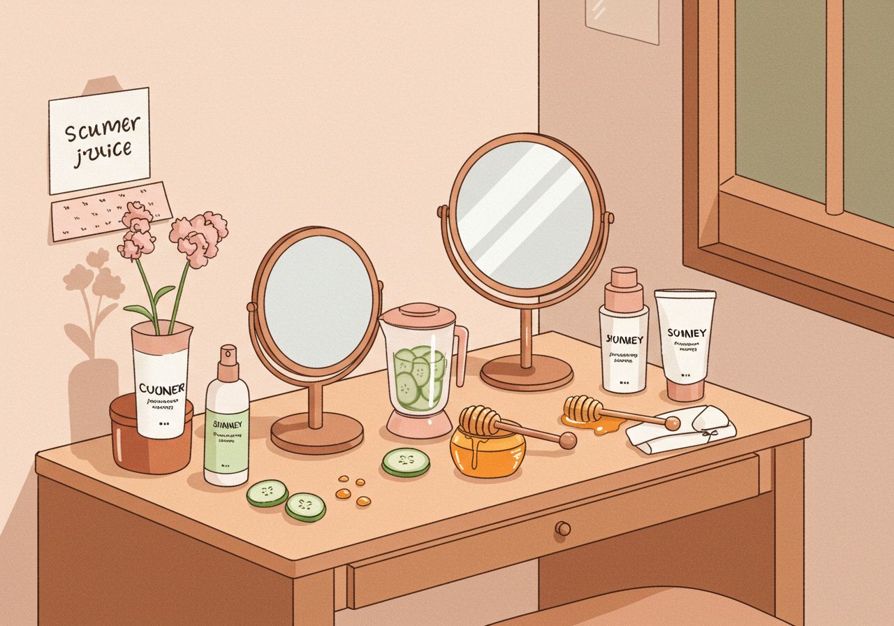 오이 효능 제대로 알고 오이팩으로 피부 진정과 수분 보충하기