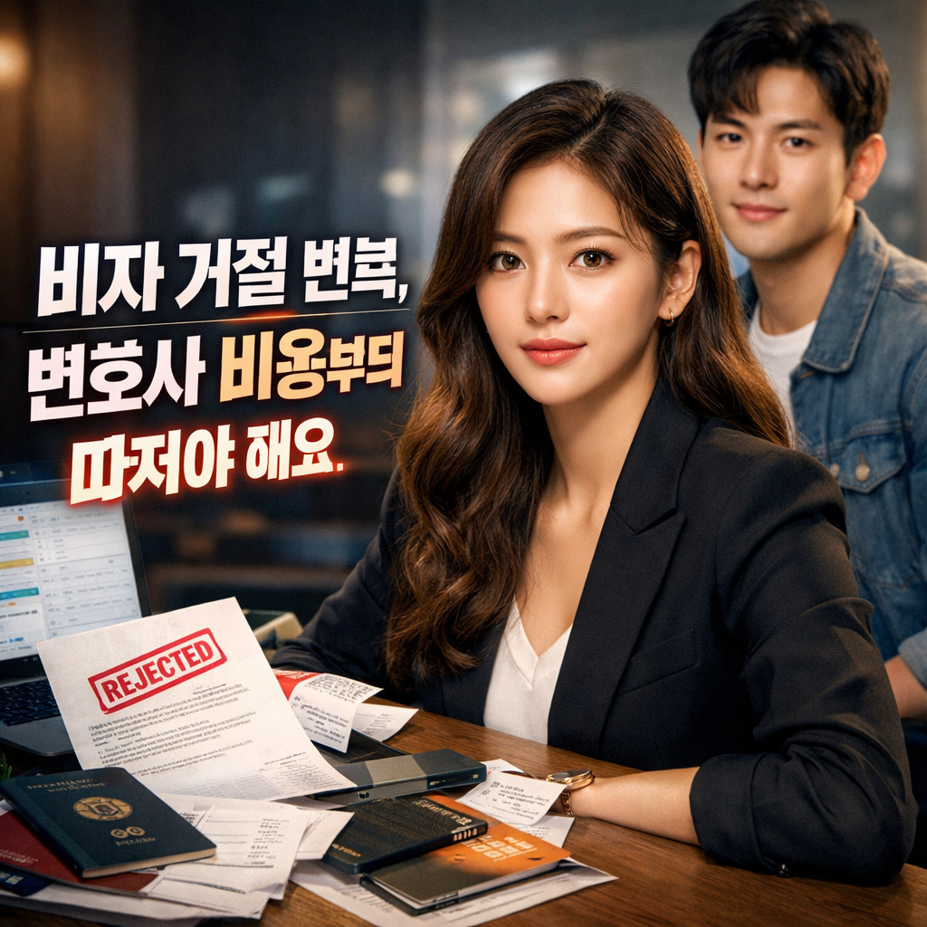 비자 거절 반복, 변호사 비용부터 따져야 해요
