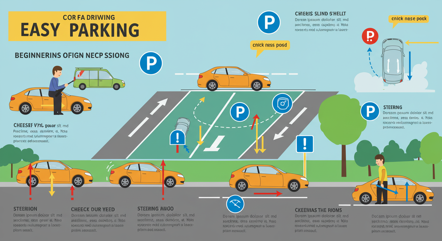 운전 초보를 위한 주차 쉽게 하는 요령