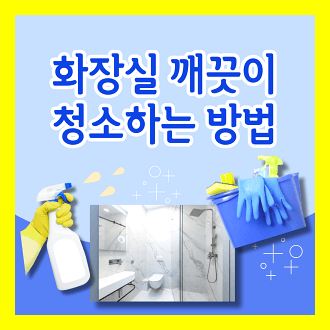 화장실 깨끗이 청소하는 방법