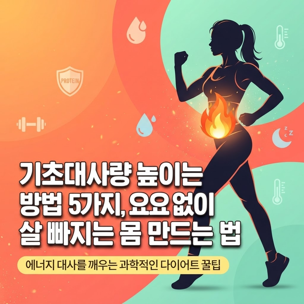 기초대사량 높이는 방법 5가지, 요요 없이 살 빠지는 몸 만드는 법