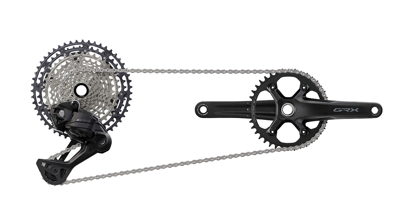 시마노 GRX RX717 무선 Di2 그래블 구동계 이미지