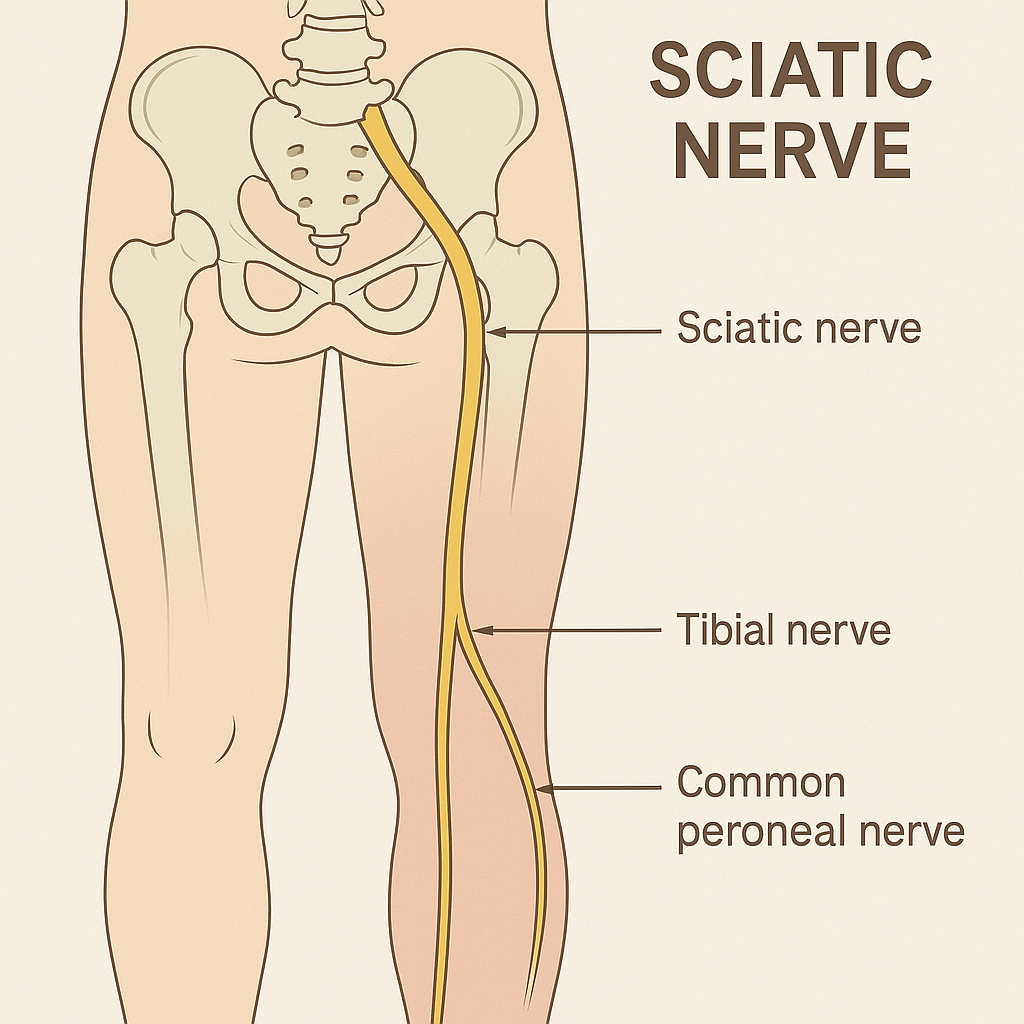 엉덩이에서 다리로 내려가는 통증 - 좌골신경통의 정체