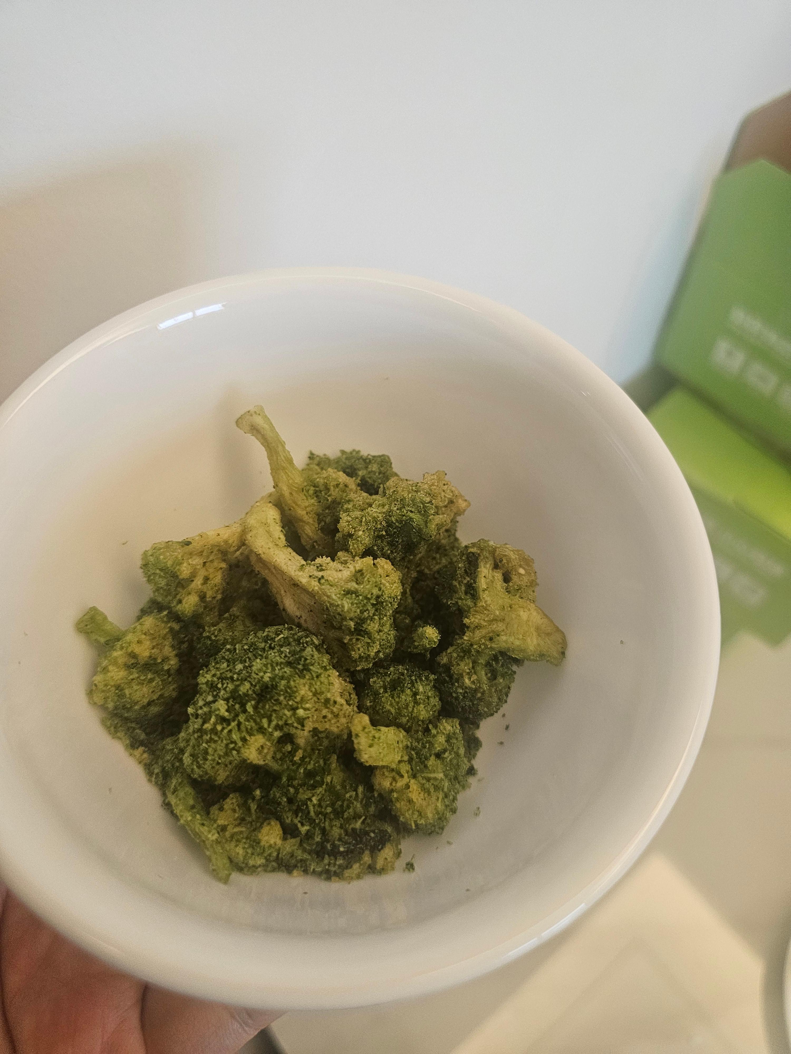 중국에서 먹는 건조브로콜리