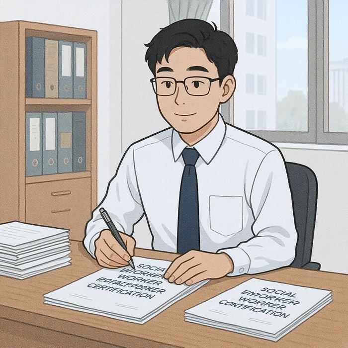사회복지사 자격증 취득방법 신청 비용 재발급까지 이미지
