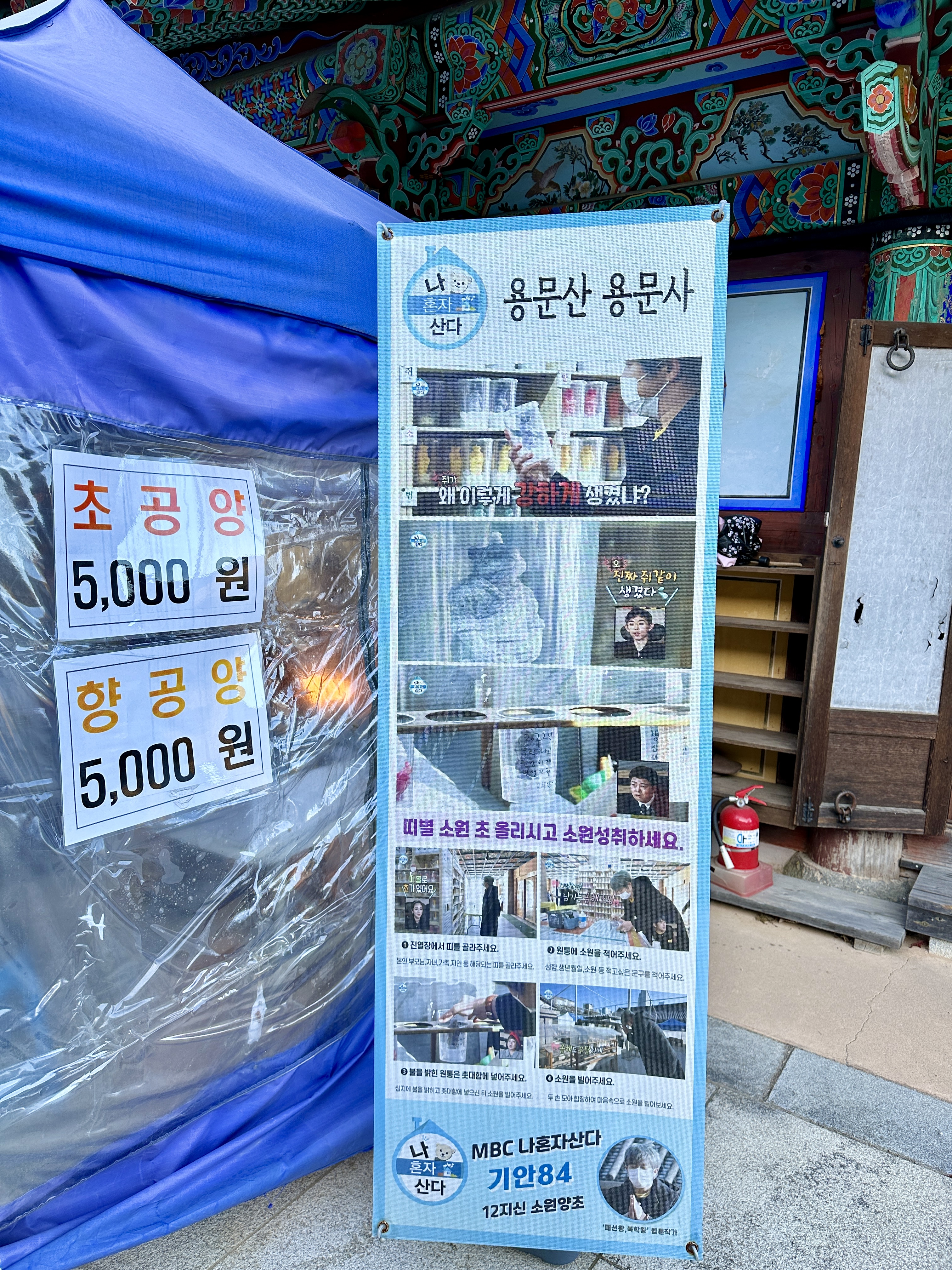 나혼자산다 기안84 방문한 용문산 용문사