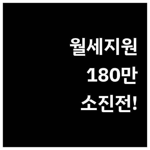 음성군 청년월세 180만 원 예산 소..
