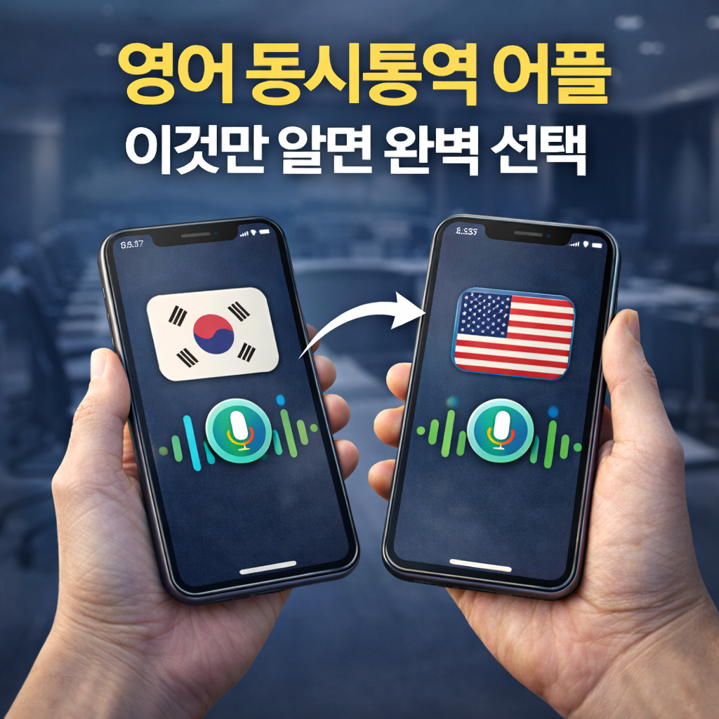 영어 동시통역 어플, 이것만 알면 완벽 선택