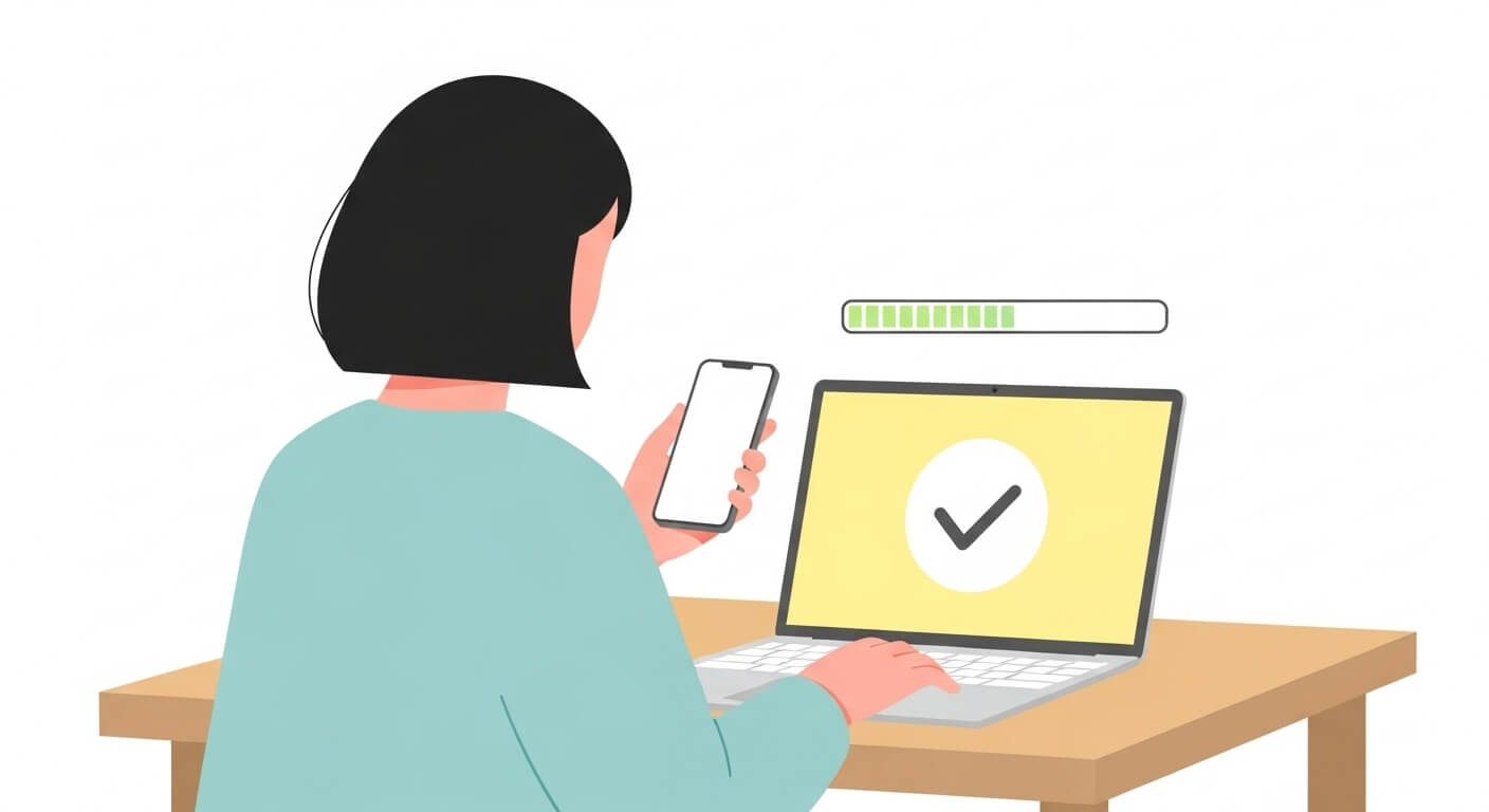 홈택스와 손택스를 통해 온라인으로 근로장려금을 신청하는 과정을 보여주는 장면2로, 누구나 간편하게 신청할 수 있어야 합니다.