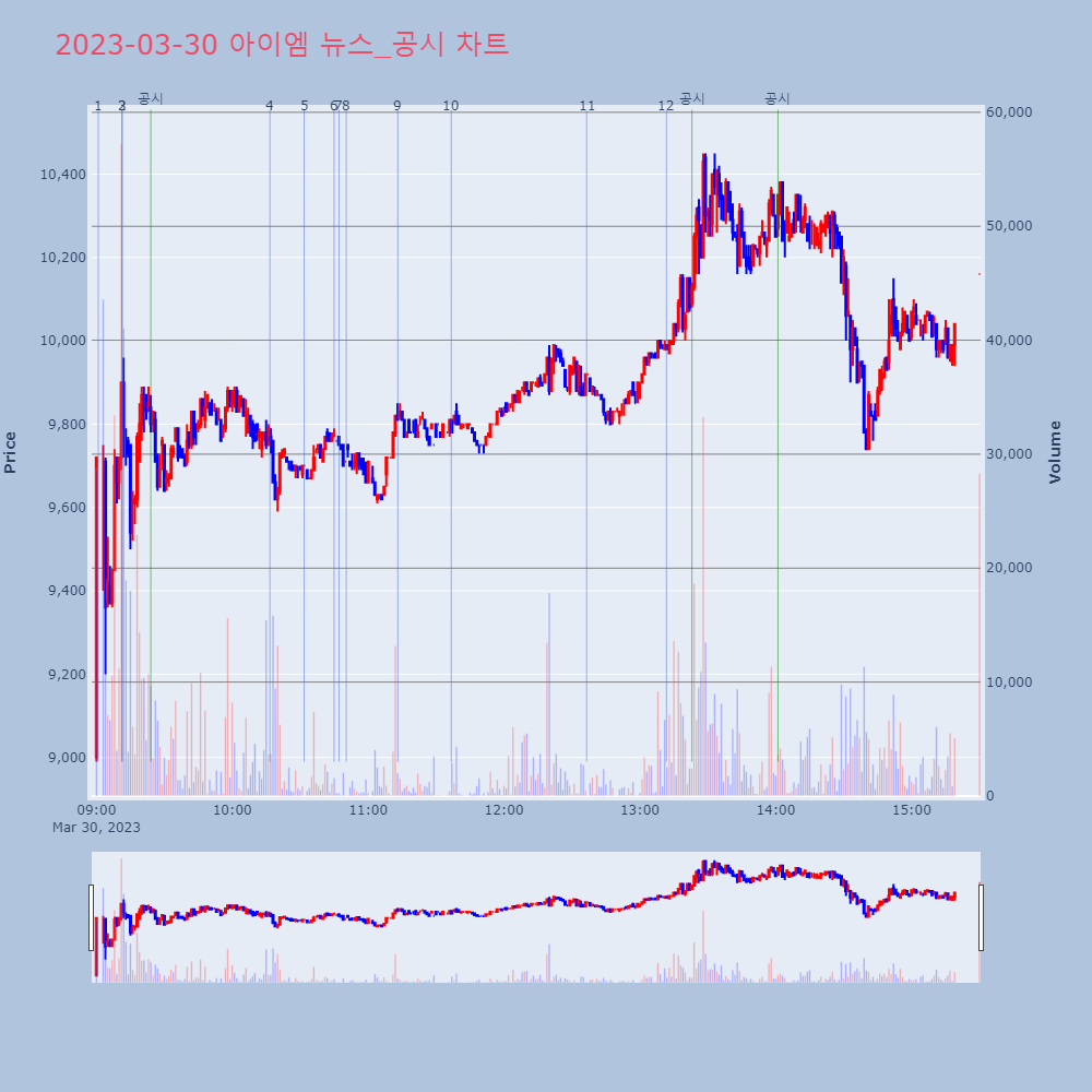 아이엠_뉴스공시차트
