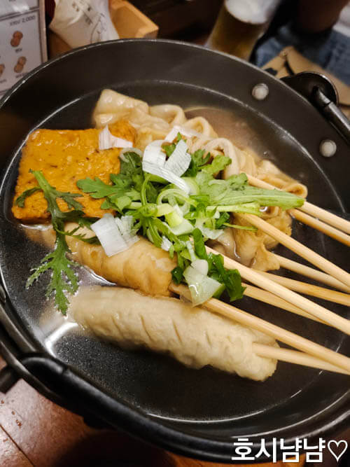 방이역 오뎅바 맑은 국물 오뎅탕 꼬치 10종 선택가능
