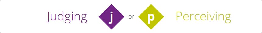 judging / perceiving