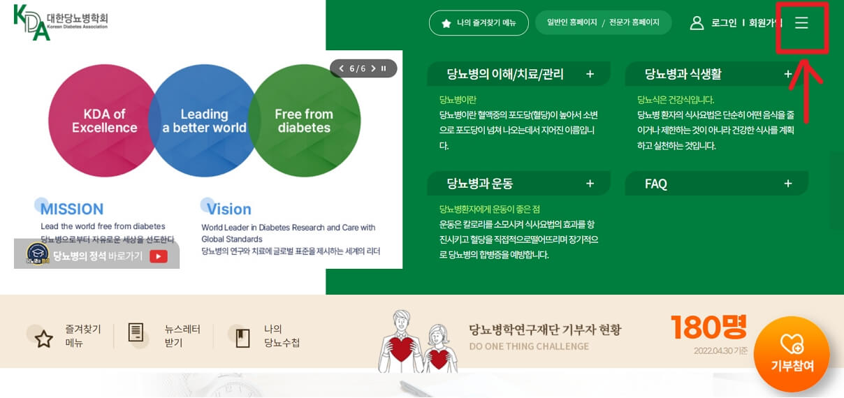 당뇨 식단표 1주일 짜는 방법