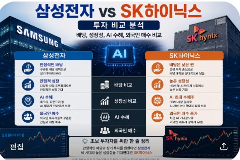 삼성전자 vs SK하이닉스 투자 비교