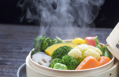 가열한 야채와 채소