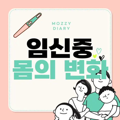 임신 중 몸의 변화 7가지 총정리 - 임신선부터 손목터널까지