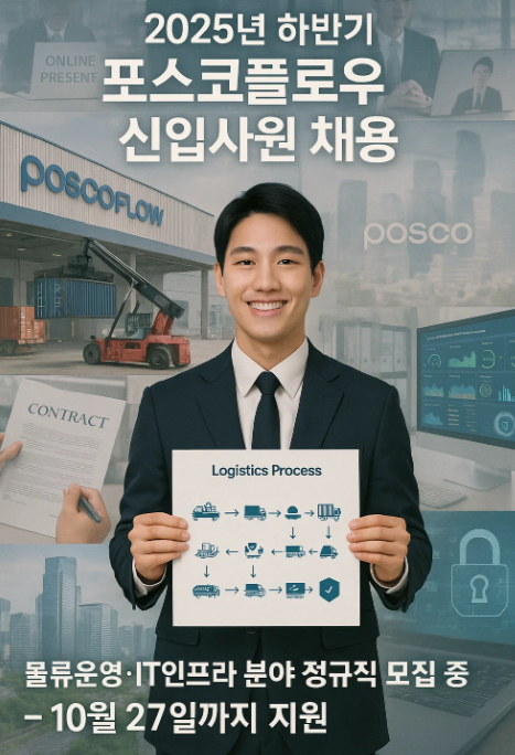 2025년 하반기 포스코플로우 신입사원 채용