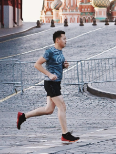 달리기 하는 모습