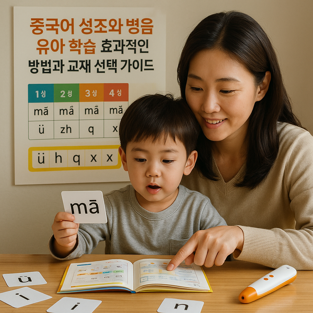 중국어 성조와 병음 유아 학습 효과적인 방법과 교재 선택 가이드