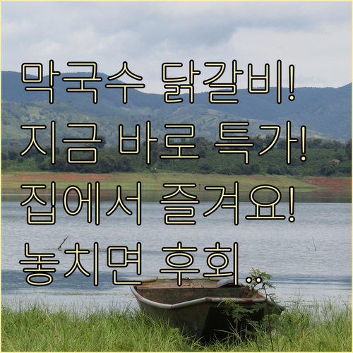 집에서 즐기는 춘천 막국수 닭갈비 H..