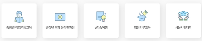 서울시 평생학습포털 온라인학습 서비스