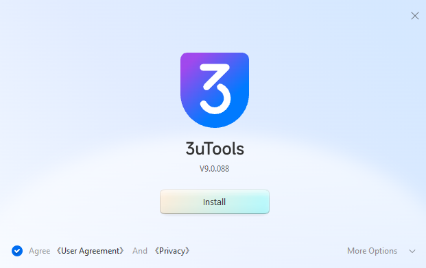 3uTools 설치 약관 동의