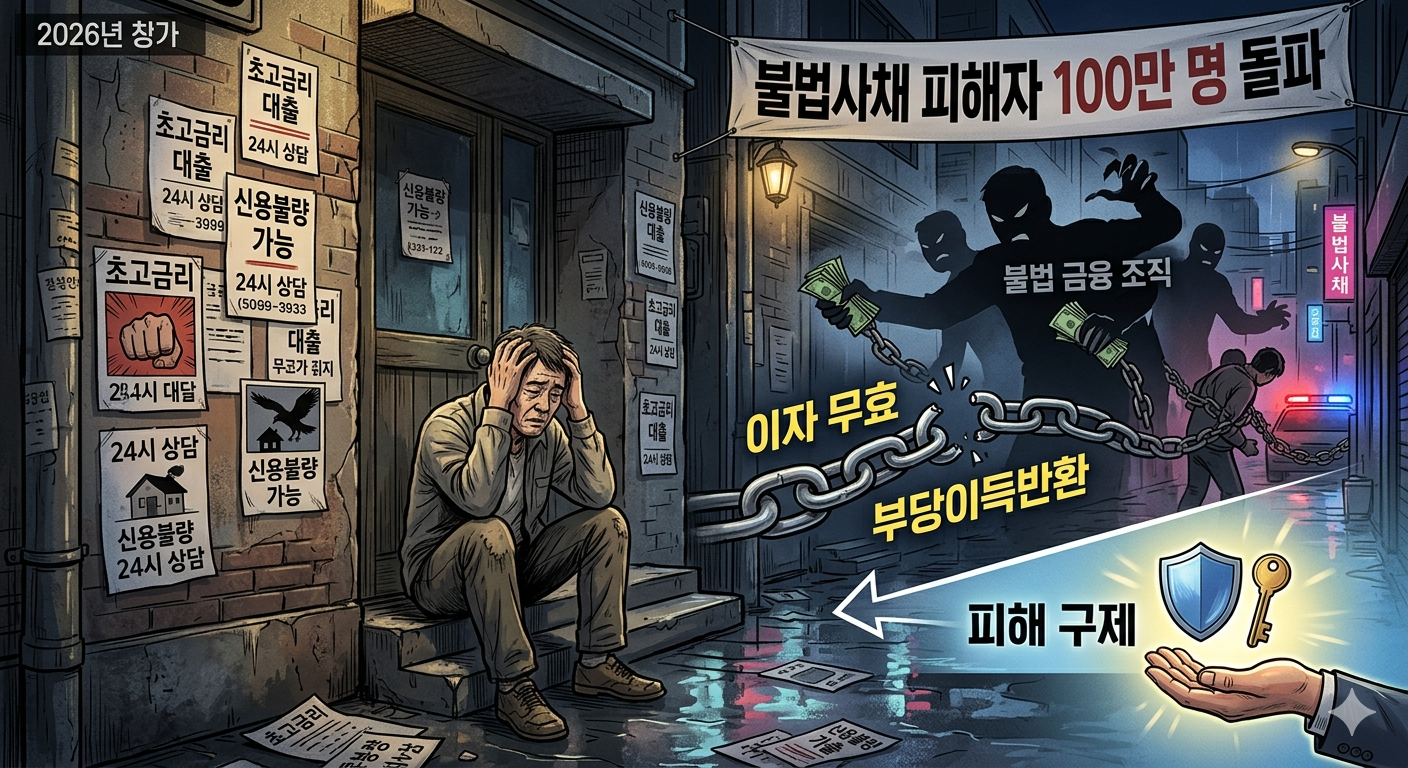 불법사채, 이자무효, 피해구제, 부당이득반환, 금감원 무효확인서