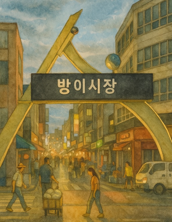 서울 송파구 소재 방이시장 관련 이미지