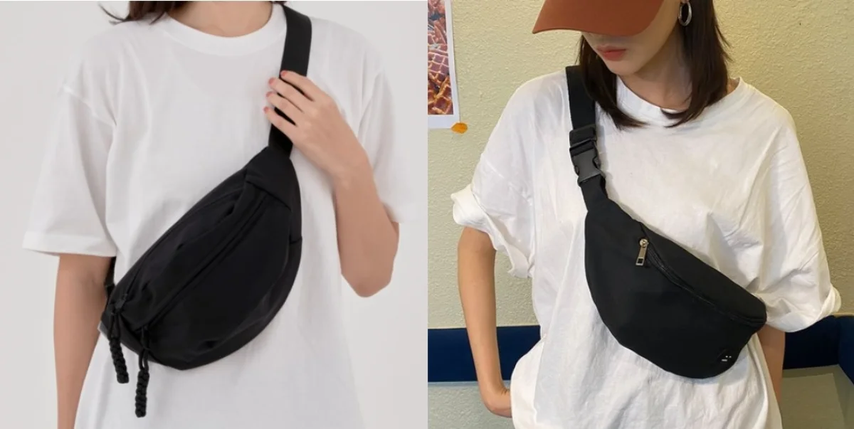 도난방지 가방 힙색