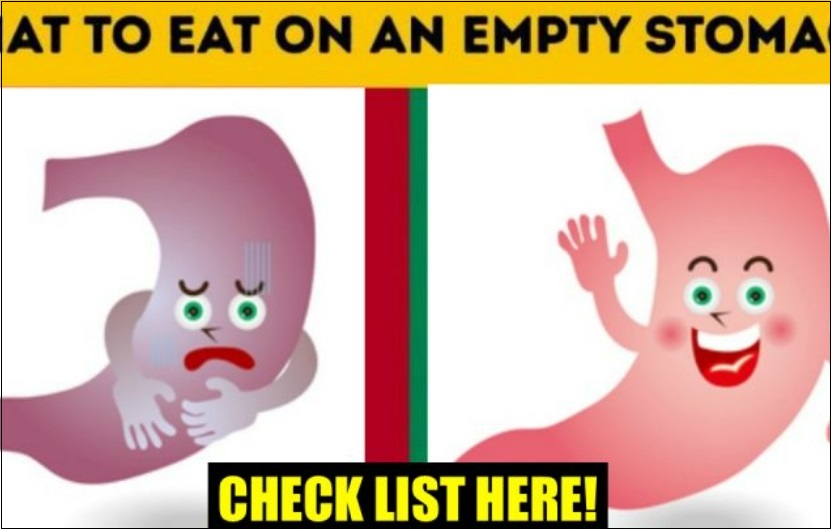 공복에 먹으면 건강 해치는 그리고 좋은 식품