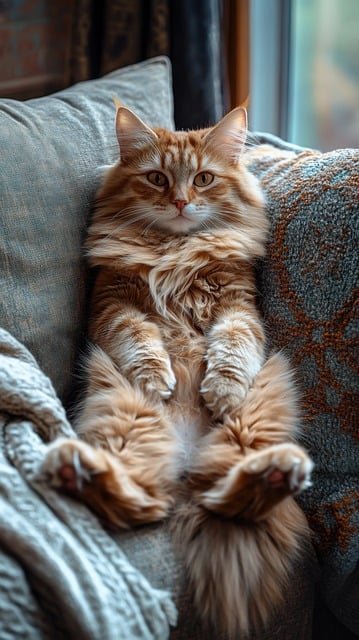 고양이와 함께 살며 소파 긁힘