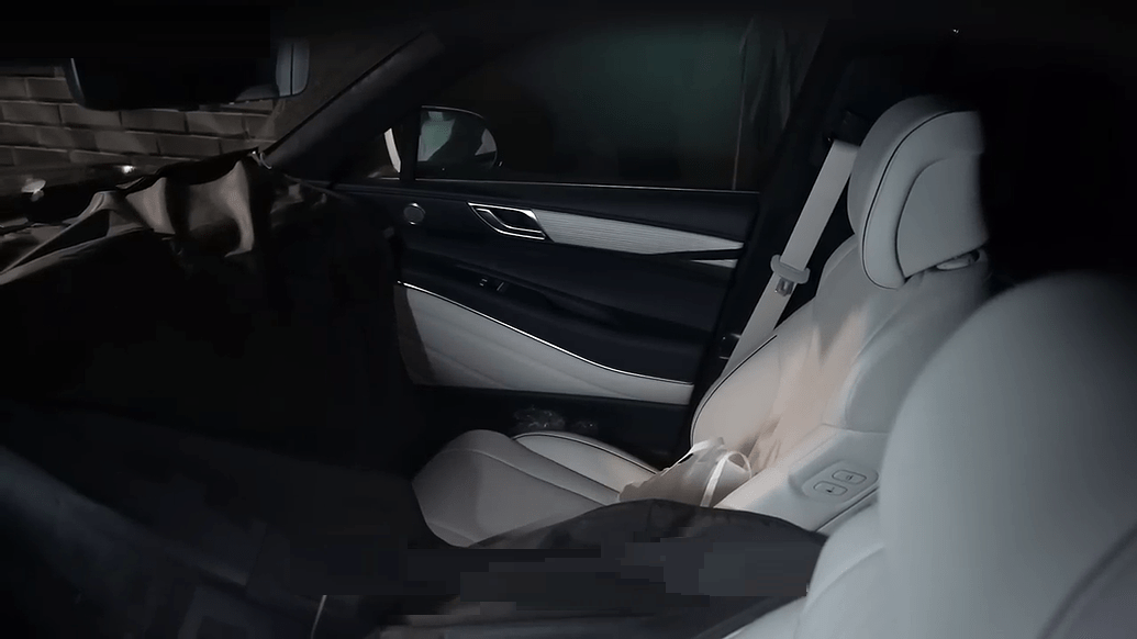 제네시스 GV80 페이스리프트 위장막 테스트카