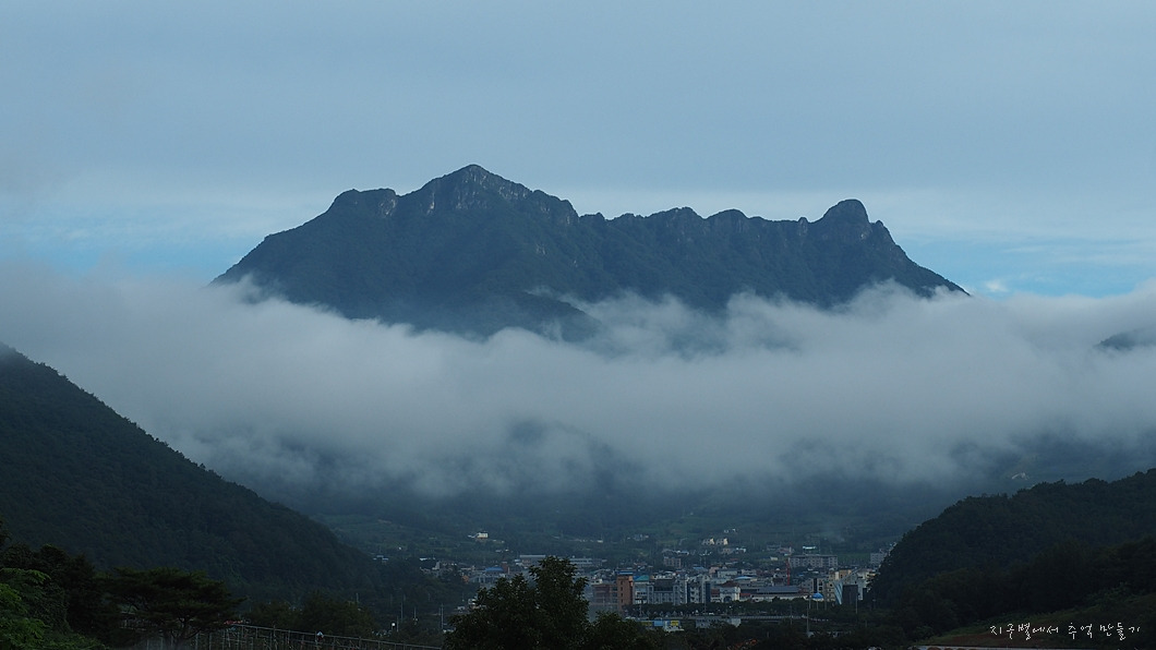 주흘산 등산코스 지도