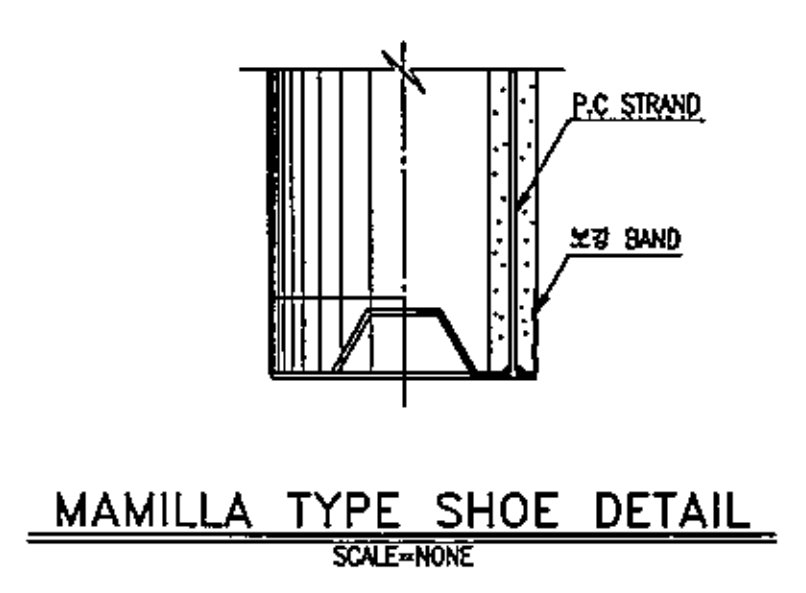 PHC 파일 MAMMILLA TYPE 하부 SHOE