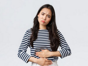 아랫배가 묵직해요