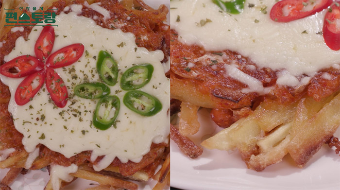 바삭고구마김치전