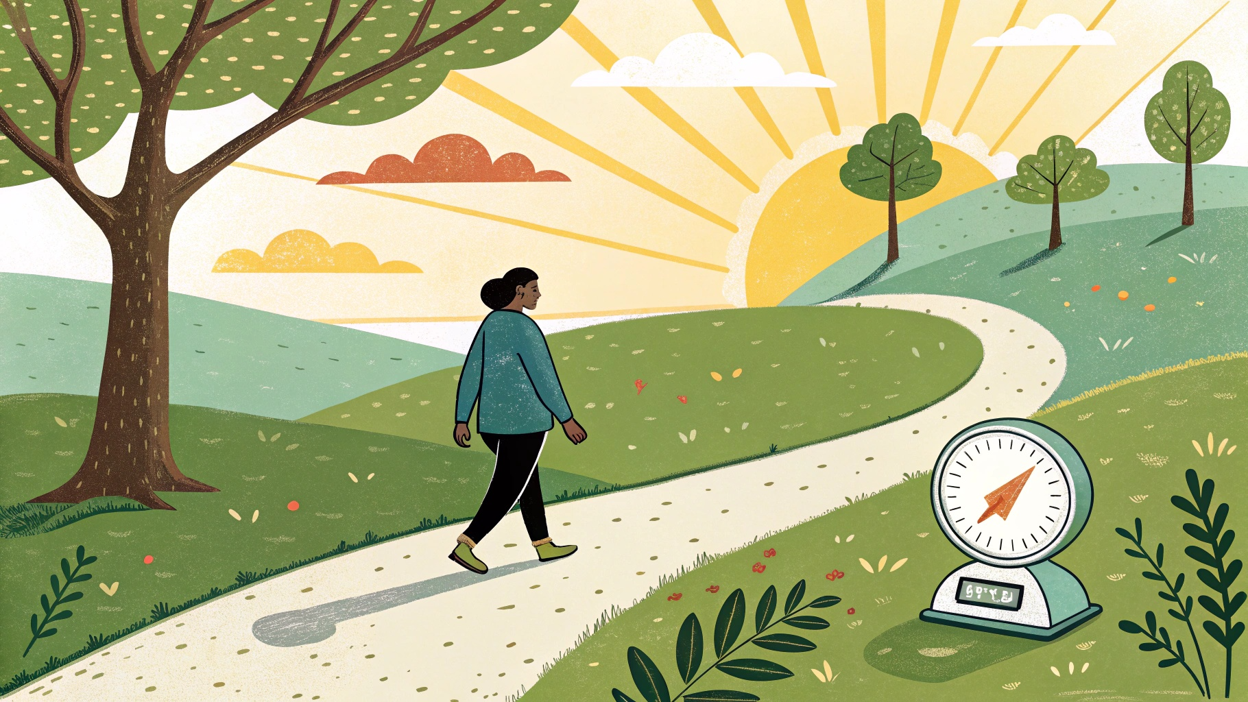 식사 후 10분 산책의 놀라운 5가지 건강 효과