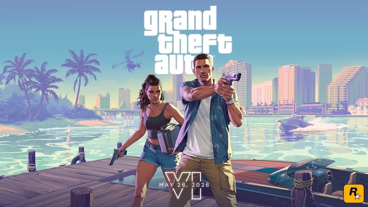 GTA6 제이슨 루시아 범죄 스토리와 바이스시티 게임 장면