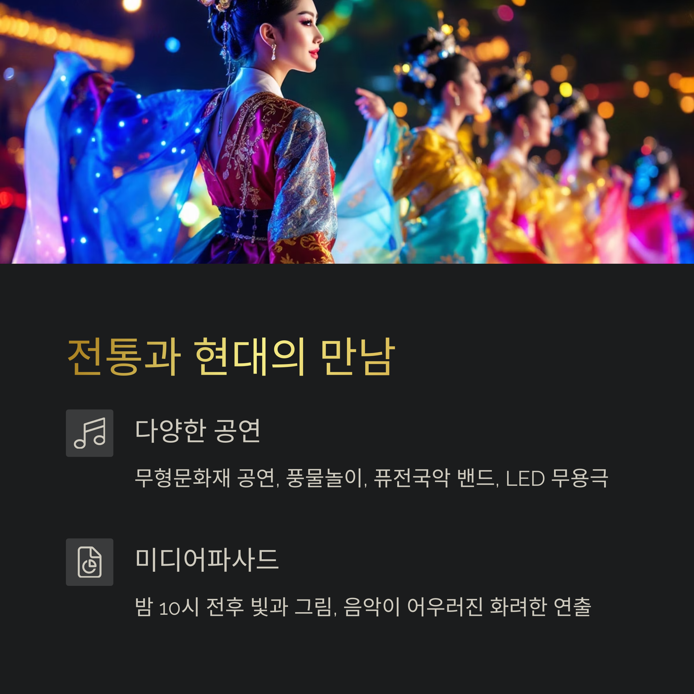 밤이 아름다운 유산 도시, 수원 국가유산 야행 완전 가이드