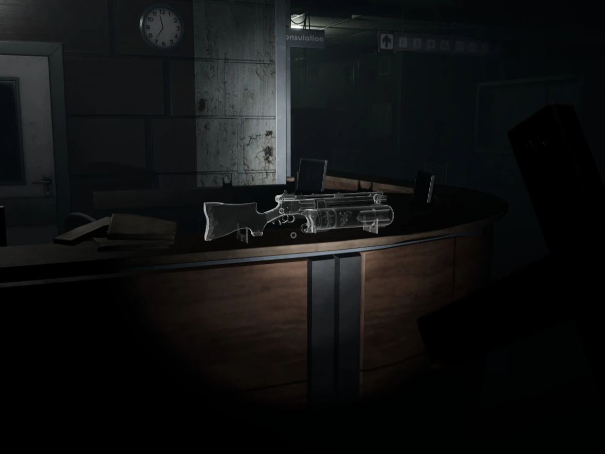 데모놀로지스트 총의 부품 찾기