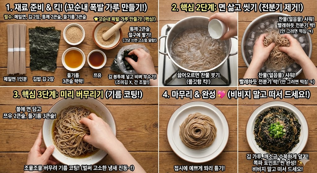 고기리막국수 레시피