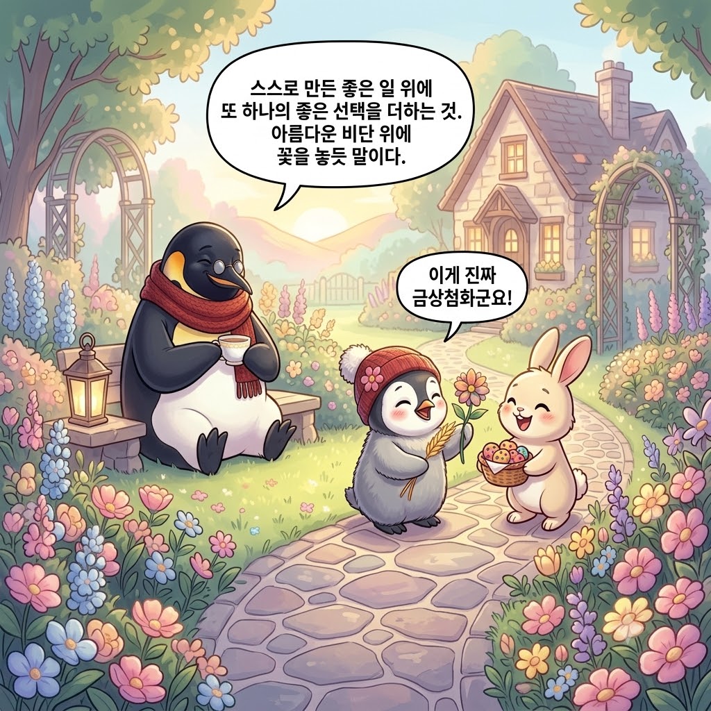 좋은 일이 또 다른 좋은 일을 부른다, 금상첨화 이미지 5