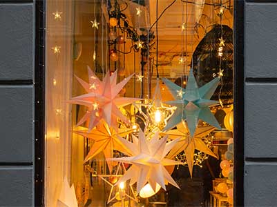 종이-크리스마스-조명-장식