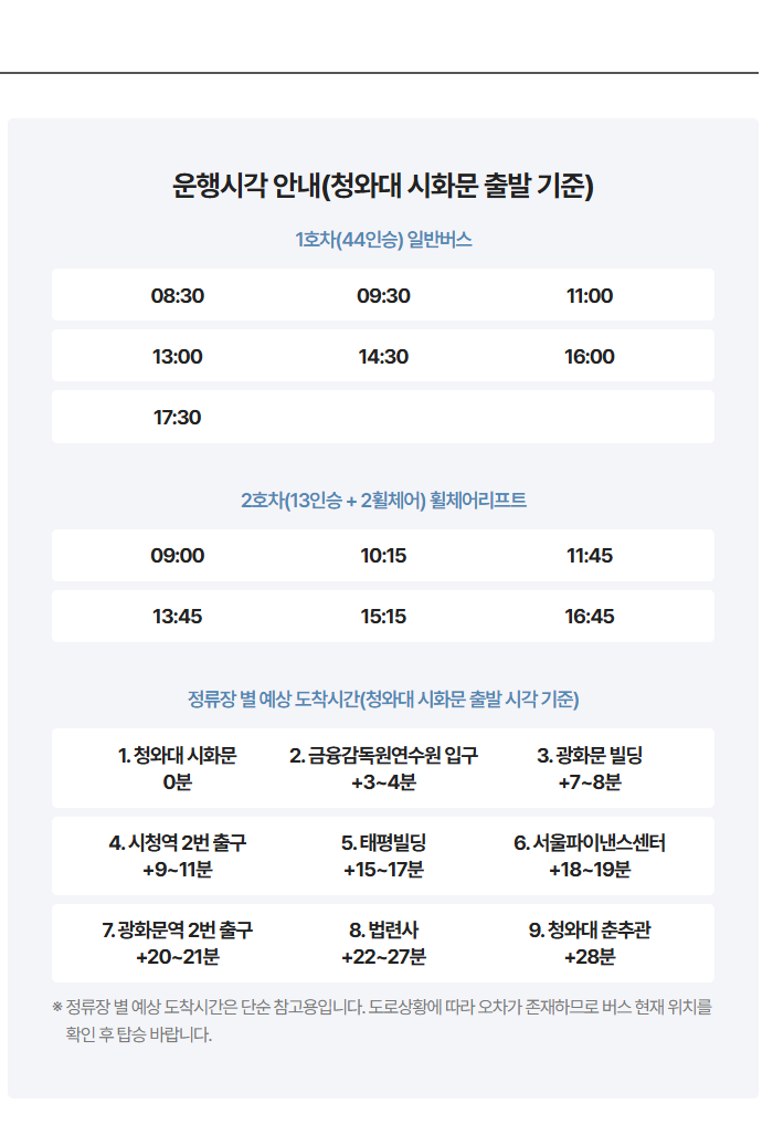 청와대 관람 예약 방법 소요 시간 주차