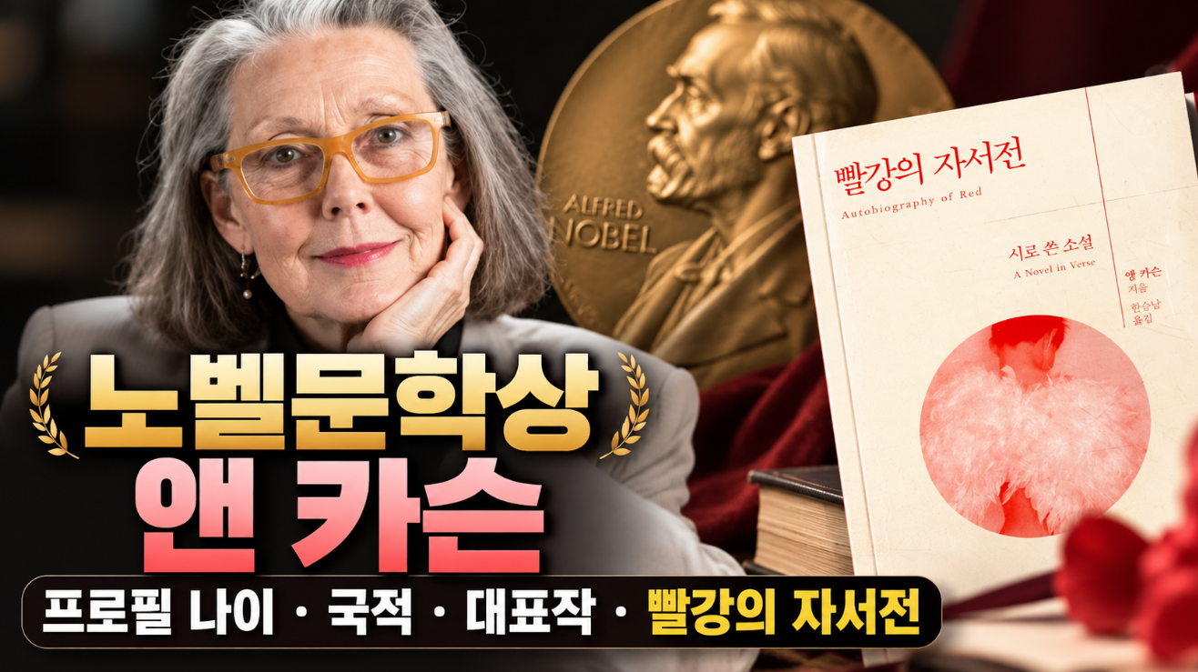 앤 카슨 노벨문학상 이유|프로필 나이·국적·대표작·빨강의 자서전
