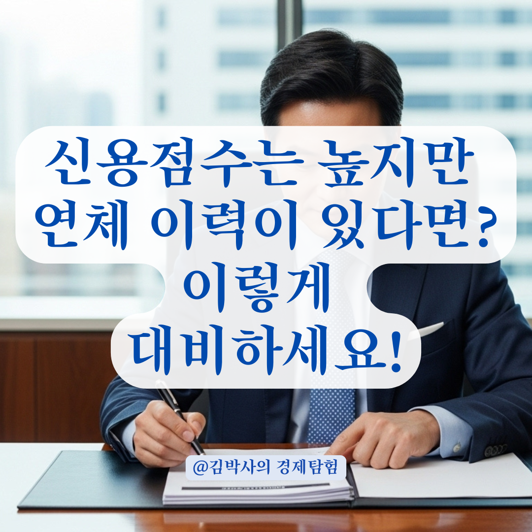 신용점수 올라도 연체 이력이 있다면? 대출 연장 심사 통과 전략 정리.